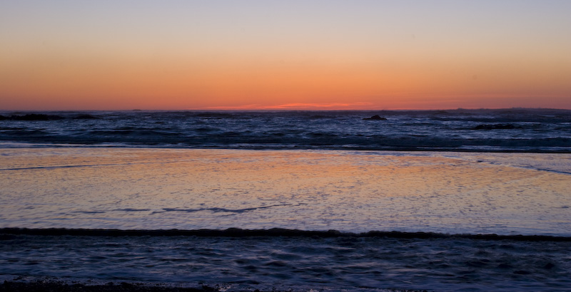 Ruby Beach At Sunset